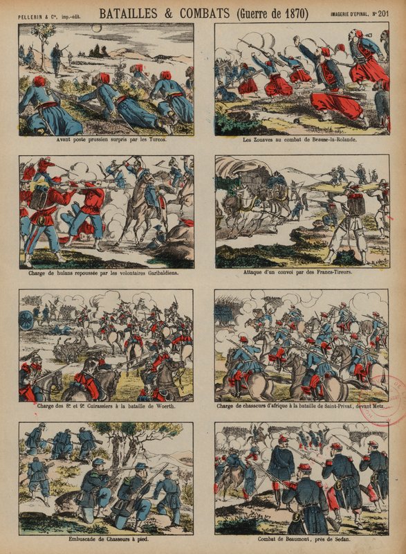 A francia-porosz háború csatái, 1870-1871 alkotó: French School