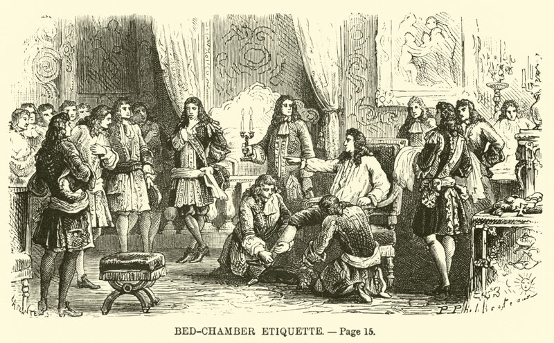 Ágykamra etikett alkotó: French School