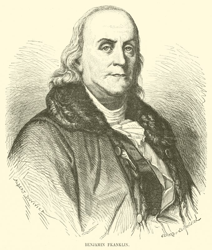 Benjamin Franklin alkotó: French School