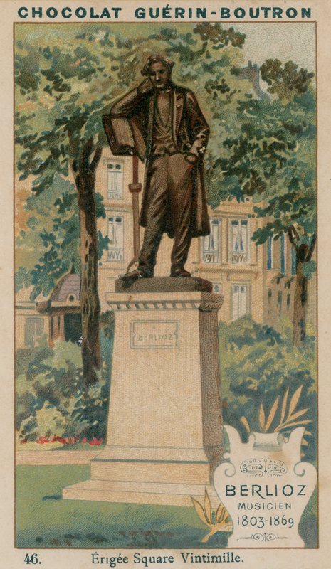 Berlioz, zenész, 1803-1869, Erigee Square Ventimiglia alkotó: French School