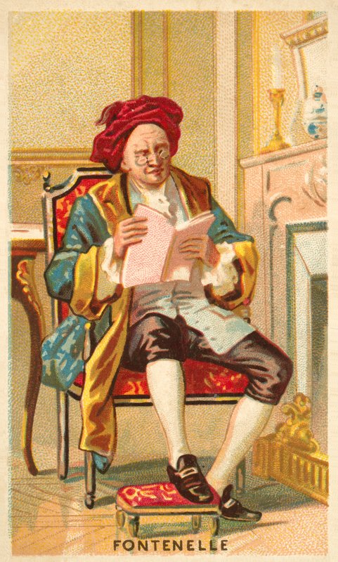 Bernard le Bovier de Fontenelle francia író (chromolitho) alkotó: French School