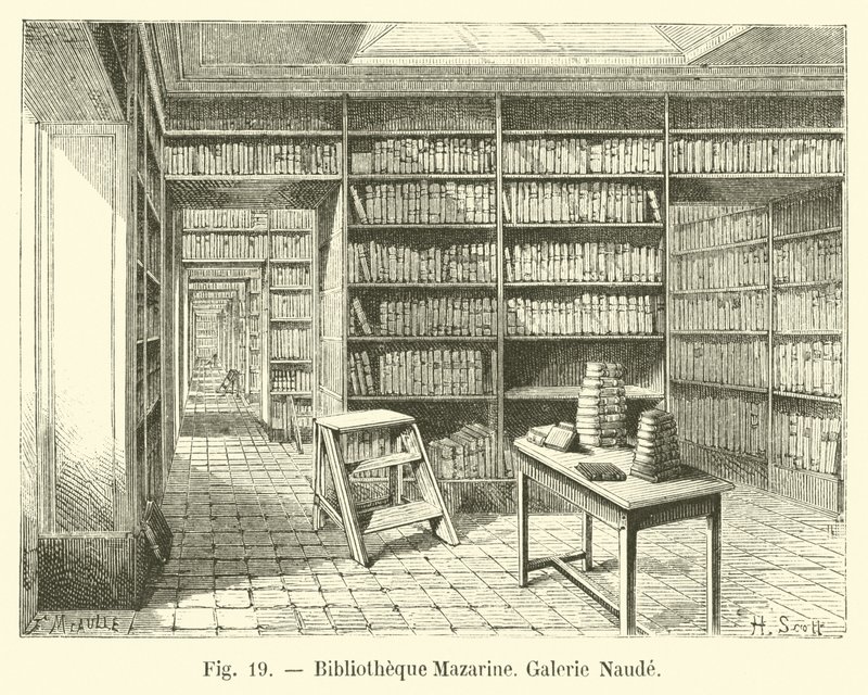 Mazarine Könyvtár, Naude Galéria alkotó: French School