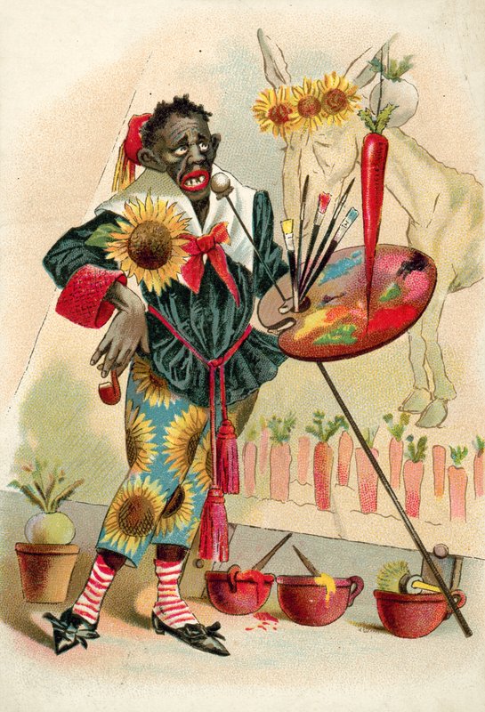 Fekete művész (chromolitho) alkotó: French School