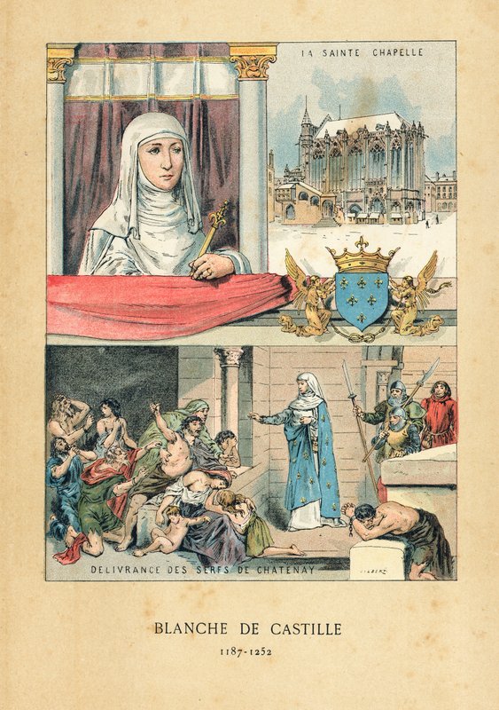 Kasztília Blanche alkotó: French School