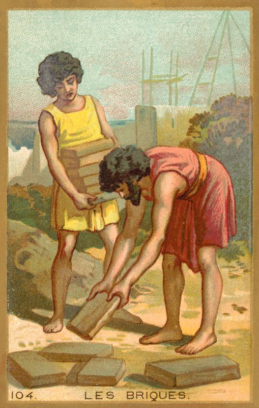 Tégla (chromolitho) alkotó: French School
