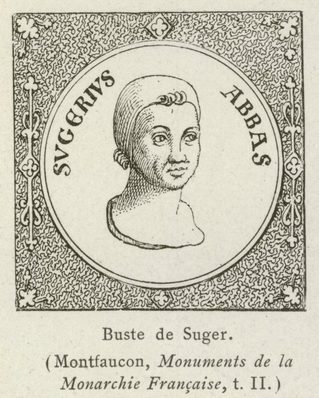 Buste de Suger (metszet) alkotó: French School