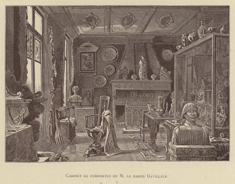 Davillier báró érdekességeinek kabinetje alkotó: French School