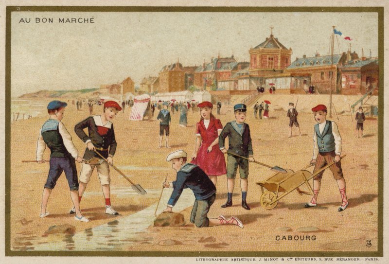 Cabourg, Franciaország (chromolitho) alkotó: French School