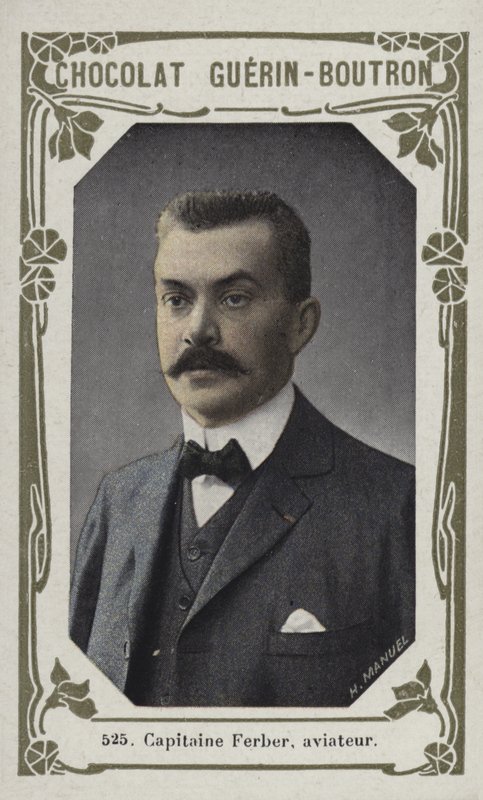 Ferber kapitány, repülő (színes fotó) alkotó: French School