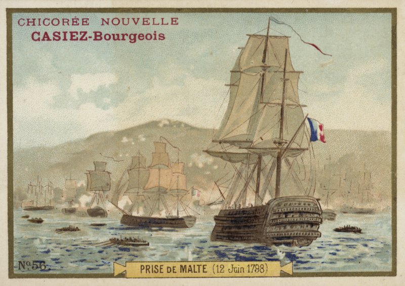 Málta elfoglalása a franciák által, 1798. június 12 alkotó: French School
