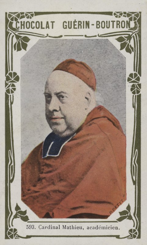 Mathieu bíboros, akadémikus (színes fotó) alkotó: French School