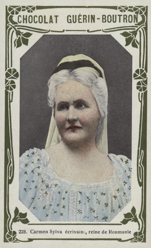 Carmen Sylva író, Románia királynője (színes fotó) alkotó: French School