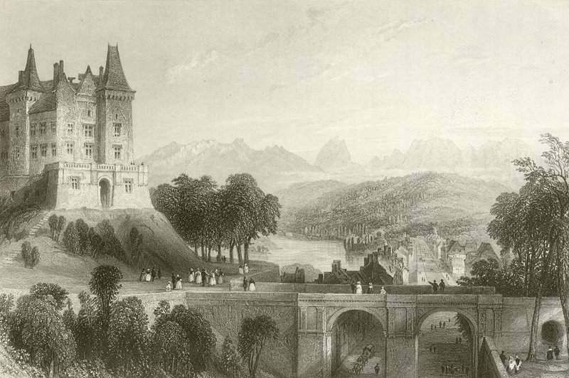 Pau vára, IV. Henrik király szülőhelye alkotó: French School