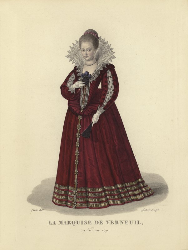 Catherine Henriette de Balzac dEntragues, de Verneuil márkiné, IV. Henrik francia király szeretője alkotó: French School