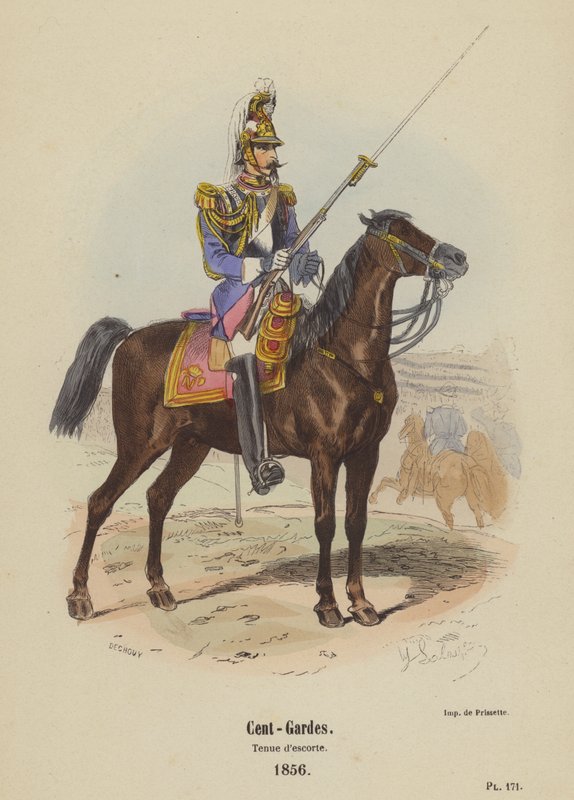 Cent-Gardes, Escort ruha alkotó: French School
