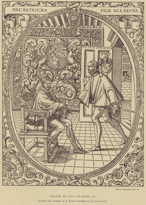 IX. Károly francia király széke, 16. század alkotó: French School