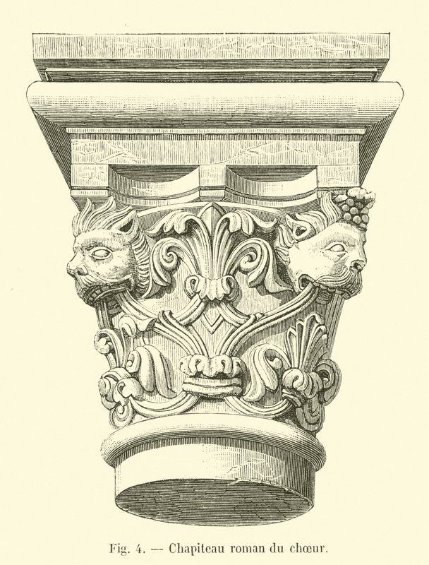 A kórus román stílusú fővárosa alkotó: French School