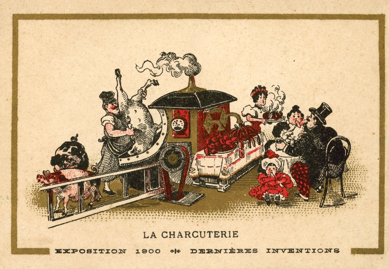 Charcuterie (chromolitho) alkotó: French School