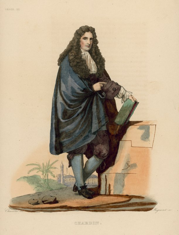 Chardin (színes metszet) alkotó: French School