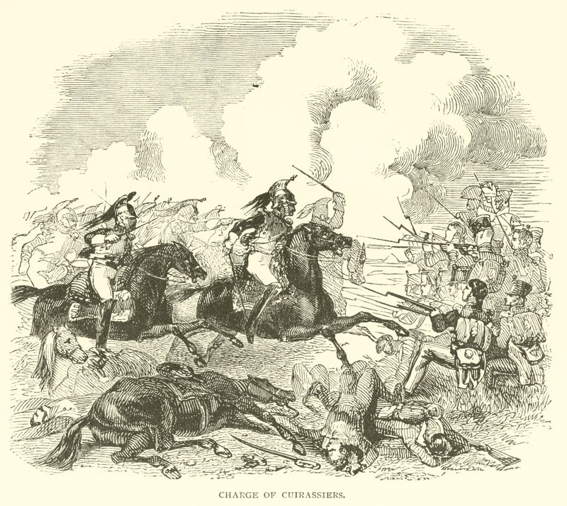Cuirassiers díja (metszet) alkotó: French School