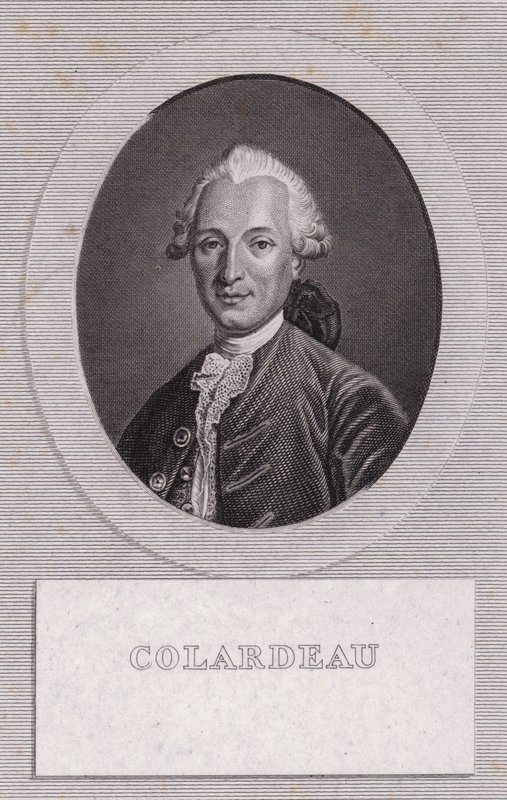Charles-Pierre Colardeau francia költő (metszet) alkotó: French School