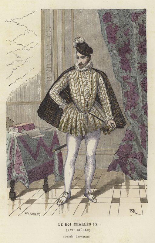 IX. Károly francia király, 16. század alkotó: French School