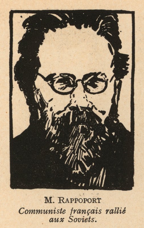Charles Rappoport, litván származású francia kommunista politikus (litho) alkotó: French School