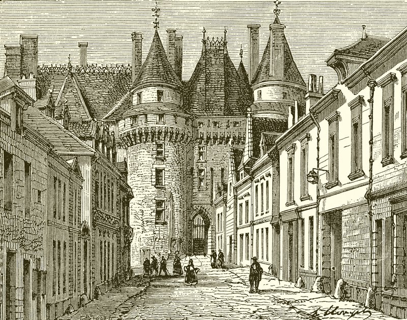 Chateau Langeais alkotó: French School