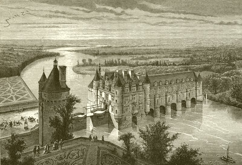 Chenonceaux-i kastély alkotó: French School