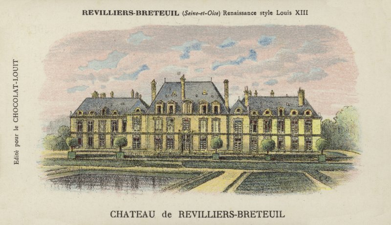 Chateau de Revilliers-Breteuil, Revilliers-Breteuil, Seine-et-Oise alkotó: French School