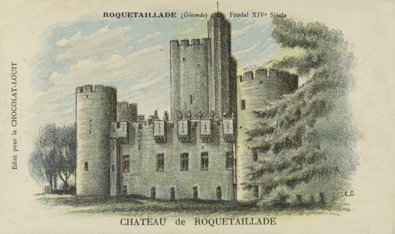 Chateau de Roquetaillade, Roquetaillade, Gironde alkotó: French School
