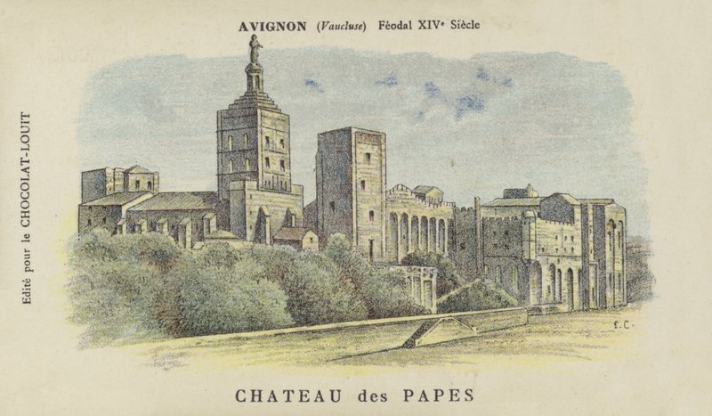 Pápai kastély, Avignon, Vaucluse alkotó: French School
