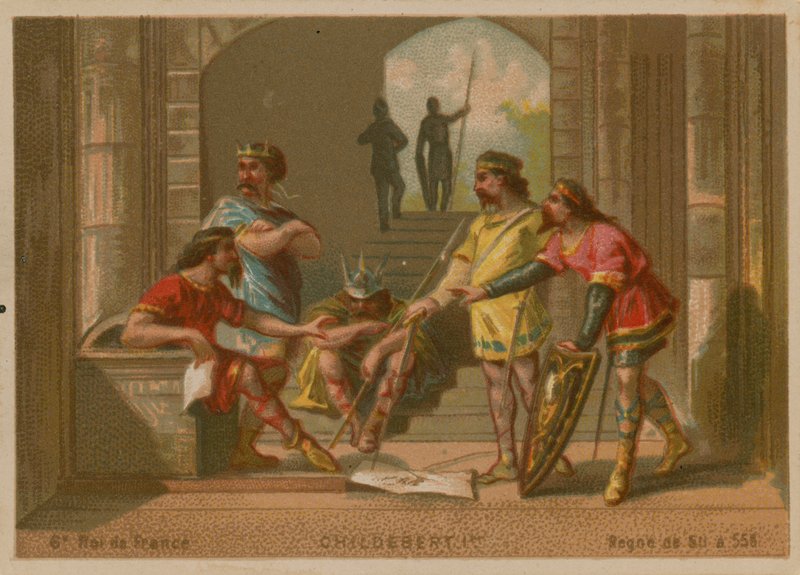 I. Childebert, francia király (c 496-558) alkotó: French School
