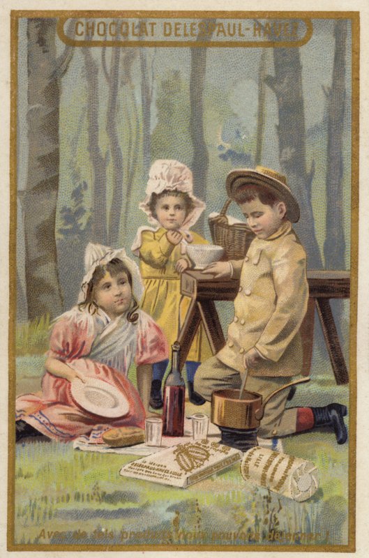 Gyermek piknik alkotó: French School