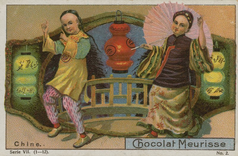Kína, Chocolat Meurisse kereskedelmi kártya alkotó: French School