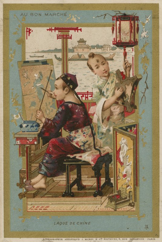 Kínai lakk alkotó: French School