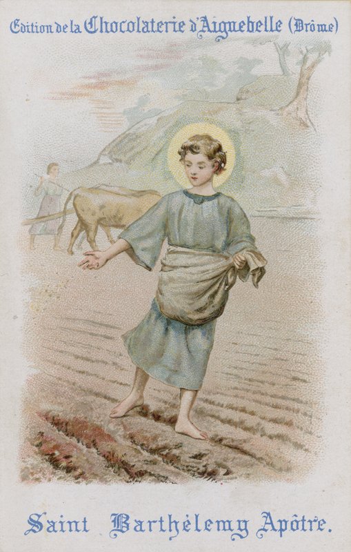 Aiguebelle csokoládé kártya (chromolitho) alkotó: French School