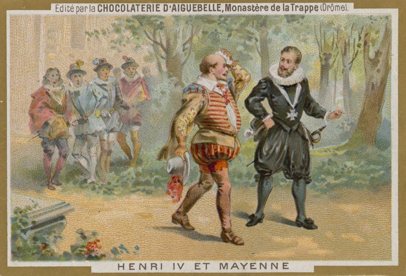 Chocolat dAiguebelle kereskedelmi kártya alkotó: French School