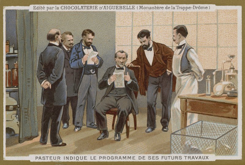 Chocolat dAiguebelle kereskedelmi kártya alkotó: French School