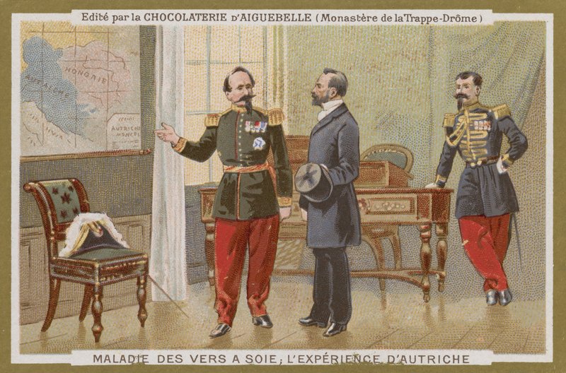 Chocolat dAiguebelle kereskedelmi kártya alkotó: French School