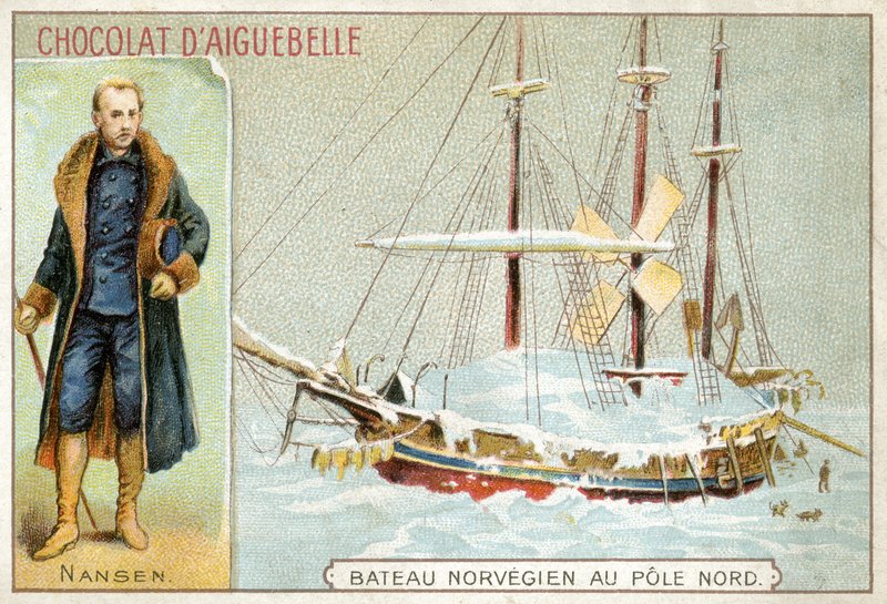 Chocolat dAiguebelle kereskedelmi kártya alkotó: French School