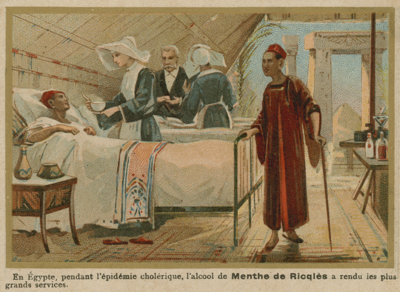 Kolerajárvány Egyiptomban alkotó: French School