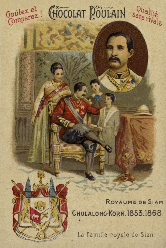 Chulalongkorn, Sziám királya alkotó: French School