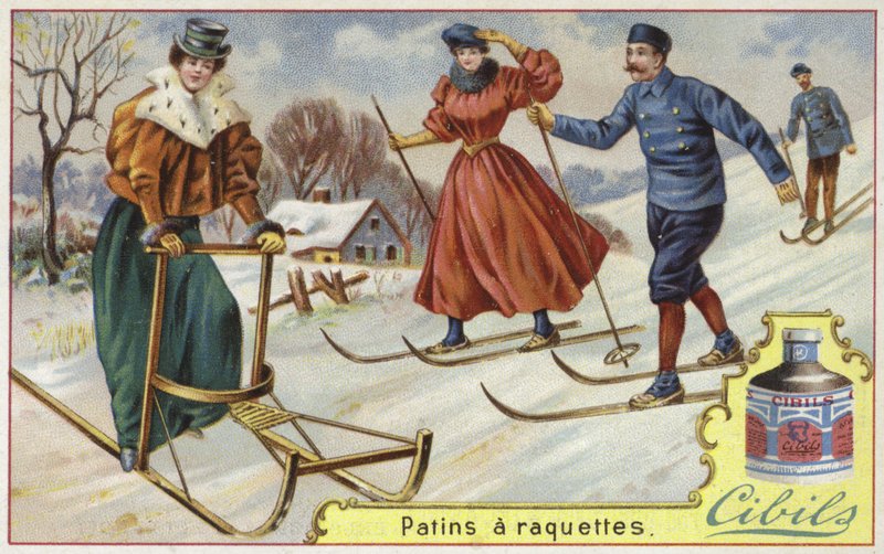 Cibils kártya síelés és szánkózás alkotó: French School