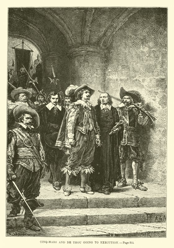Cinq-Mars és de Thou kivégzésre készülnek alkotó: French School