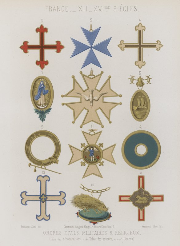 Polgári, katonai és vallási rendek alkotó: French School