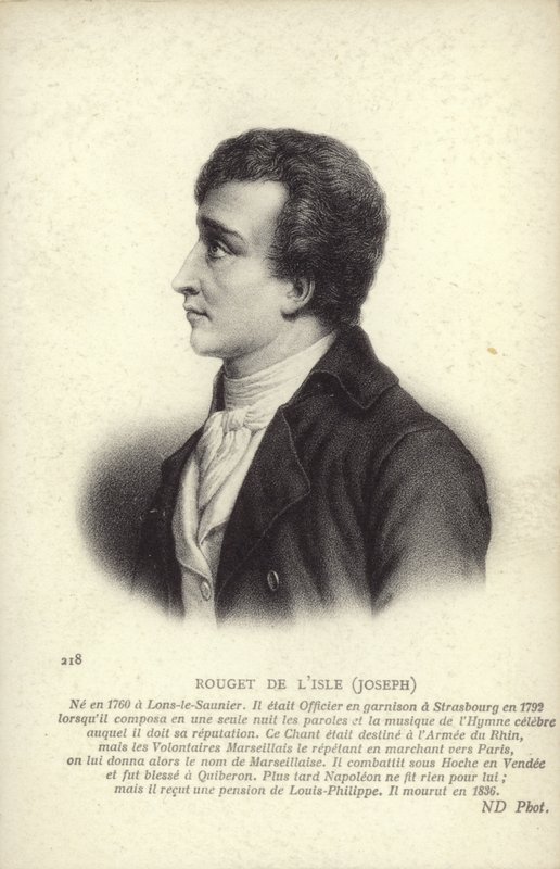 Claude Joseph Rouget de Lisle alkotó: French School