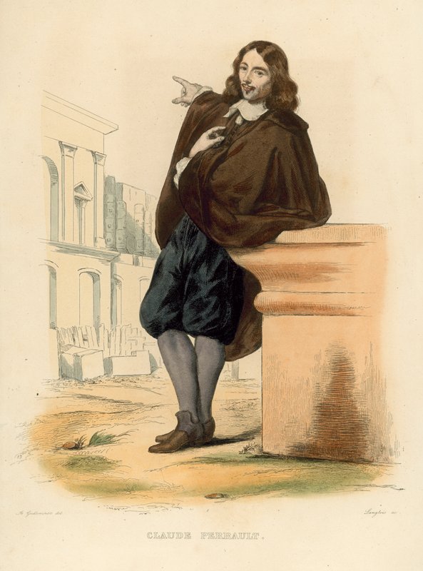 Claude Perrault (színes metszet) alkotó: French School