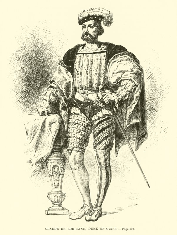 Lotaringiai Claudius, Guise hercege alkotó: French School