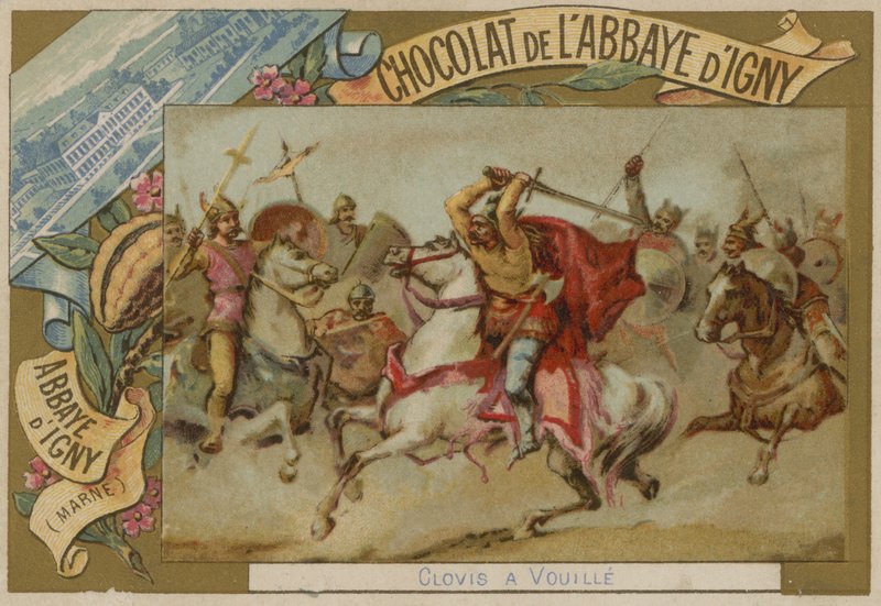 Clovis a Vouille-ban alkotó: French School
